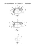 VENTED CLOSURE ASSEMBLY FOR A CONTAINER diagram and image