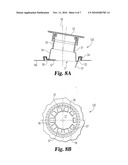 VENTED CLOSURE ASSEMBLY FOR A CONTAINER diagram and image