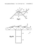 SOLAR TRACKING PLATFORM WITH ROTATING TRUSS diagram and image