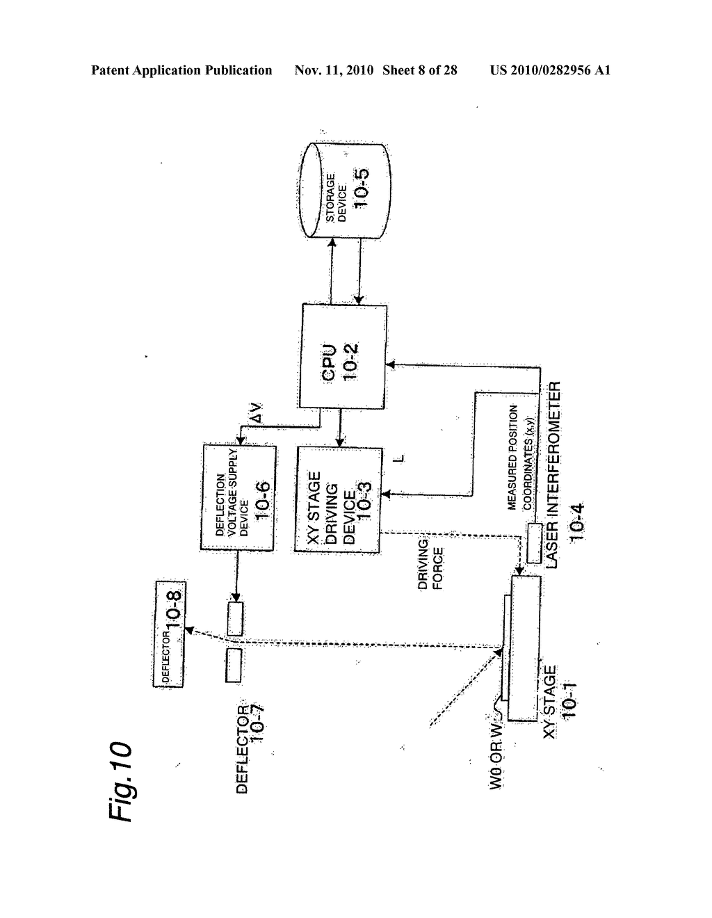 XY-COORDINATE COMPENSATION APPARATUS AND METHOD IN SAMPLE PATTERN INSPECTION APPARATUS - diagram, schematic, and image 09