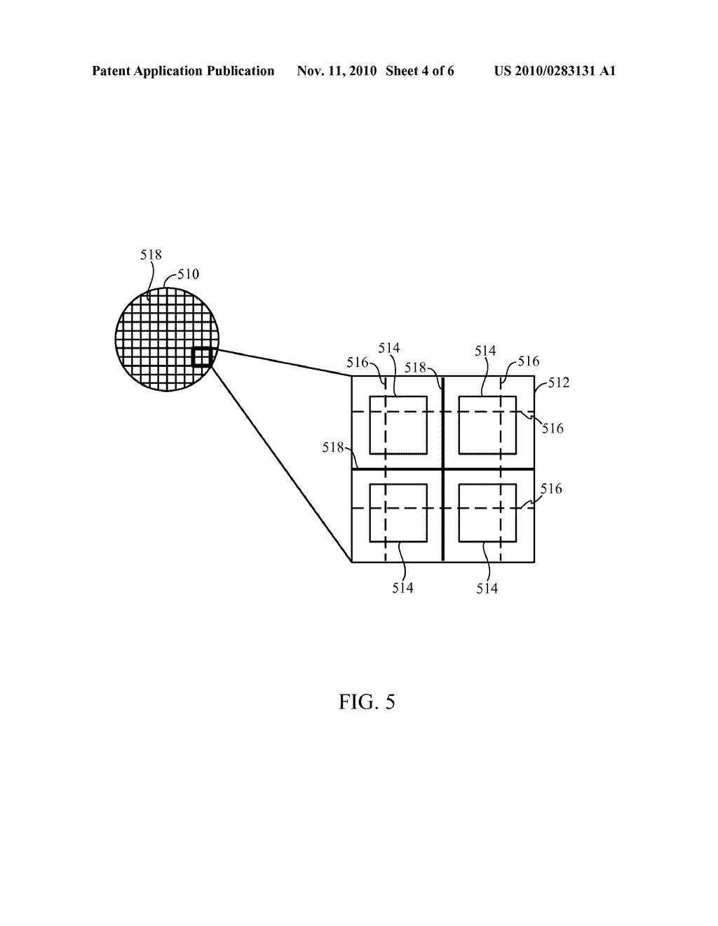 Discontinuous Thin Semiconductor Wafer Surface Features - diagram, schematic, and image 05