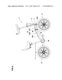 BICYCLE WITH TWO FRONT WHEELS diagram and image