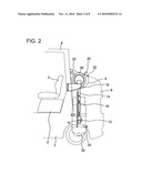 FUEL TANK MOUNTING DEVICE AND AN INDUSTRIAL USE VEHICLE THEREWITH diagram and image