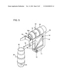 FUEL TANK MOUNTING DEVICE AND AN INDUSTRIAL USE VEHICLE THEREWITH diagram and image