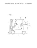 FUEL TANK MOUNTING DEVICE AND AN INDUSTRIAL USE VEHICLE THEREWITH diagram and image