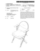 FOLDABLE CHAIR WITH RETRACTABLE ARMRESTS diagram and image