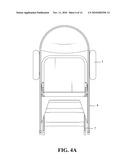 FOLDABLE CHAIR WITH RETRACTABLE ARMRESTS diagram and image