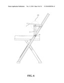 FOLDABLE CHAIR WITH RETRACTABLE ARMRESTS diagram and image