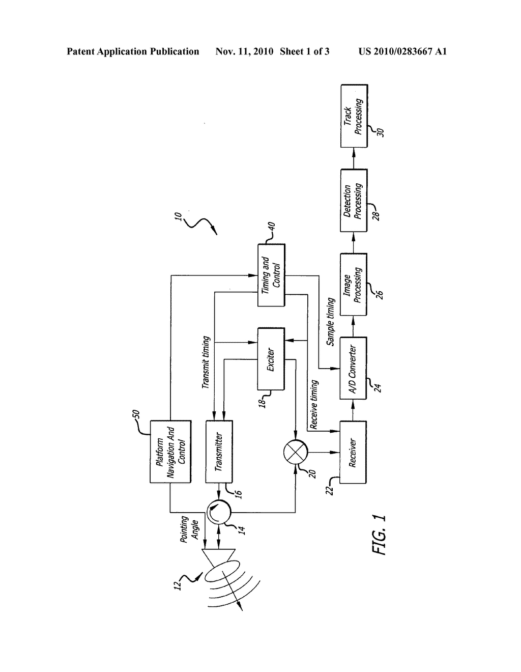 Radar imaging system and method using second moment spatial variance - diagram, schematic, and image 02