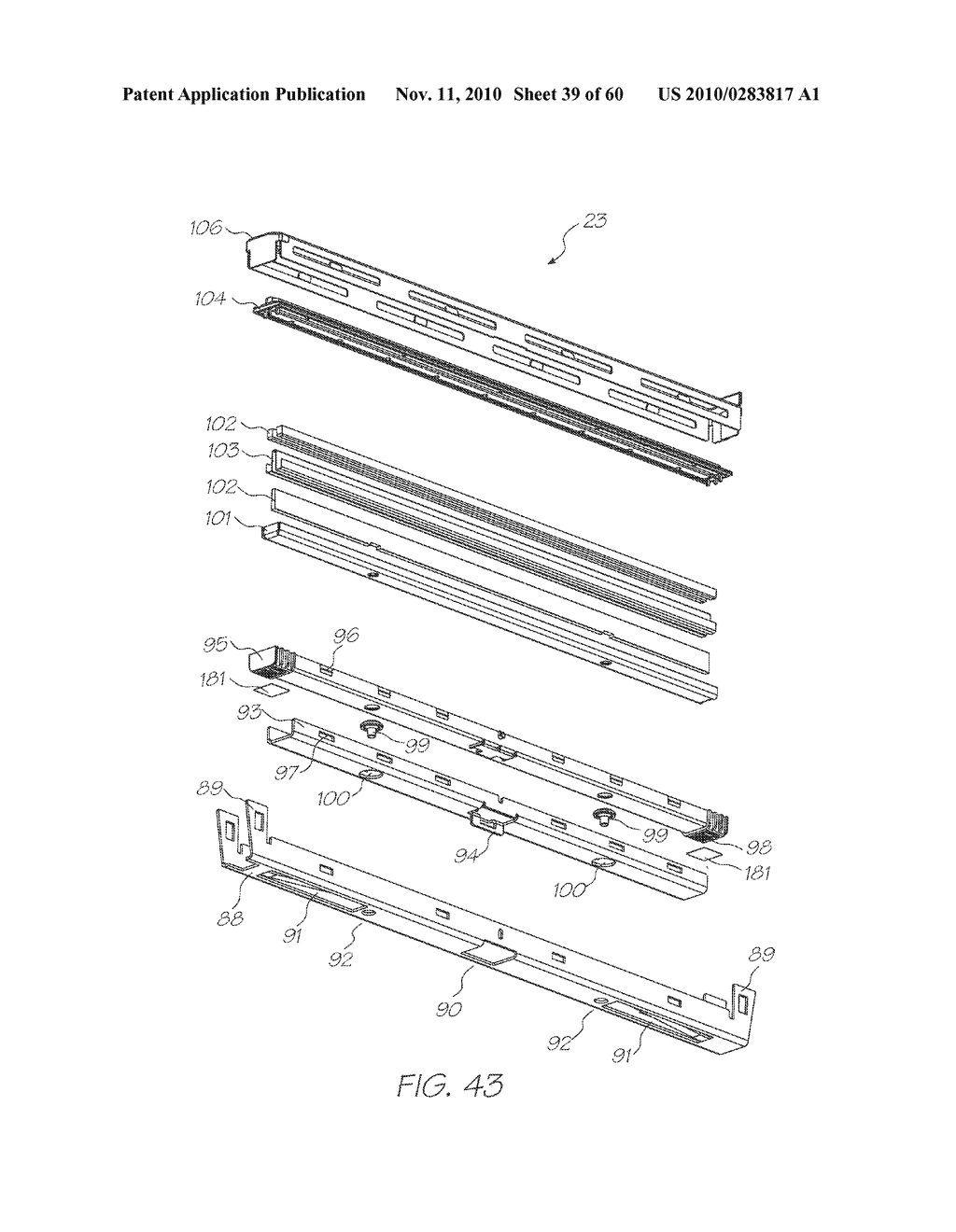 PRINTER PRINT ENGINE WITH CRADLED CARTRIDGE UNIT - diagram, schematic, and image 40