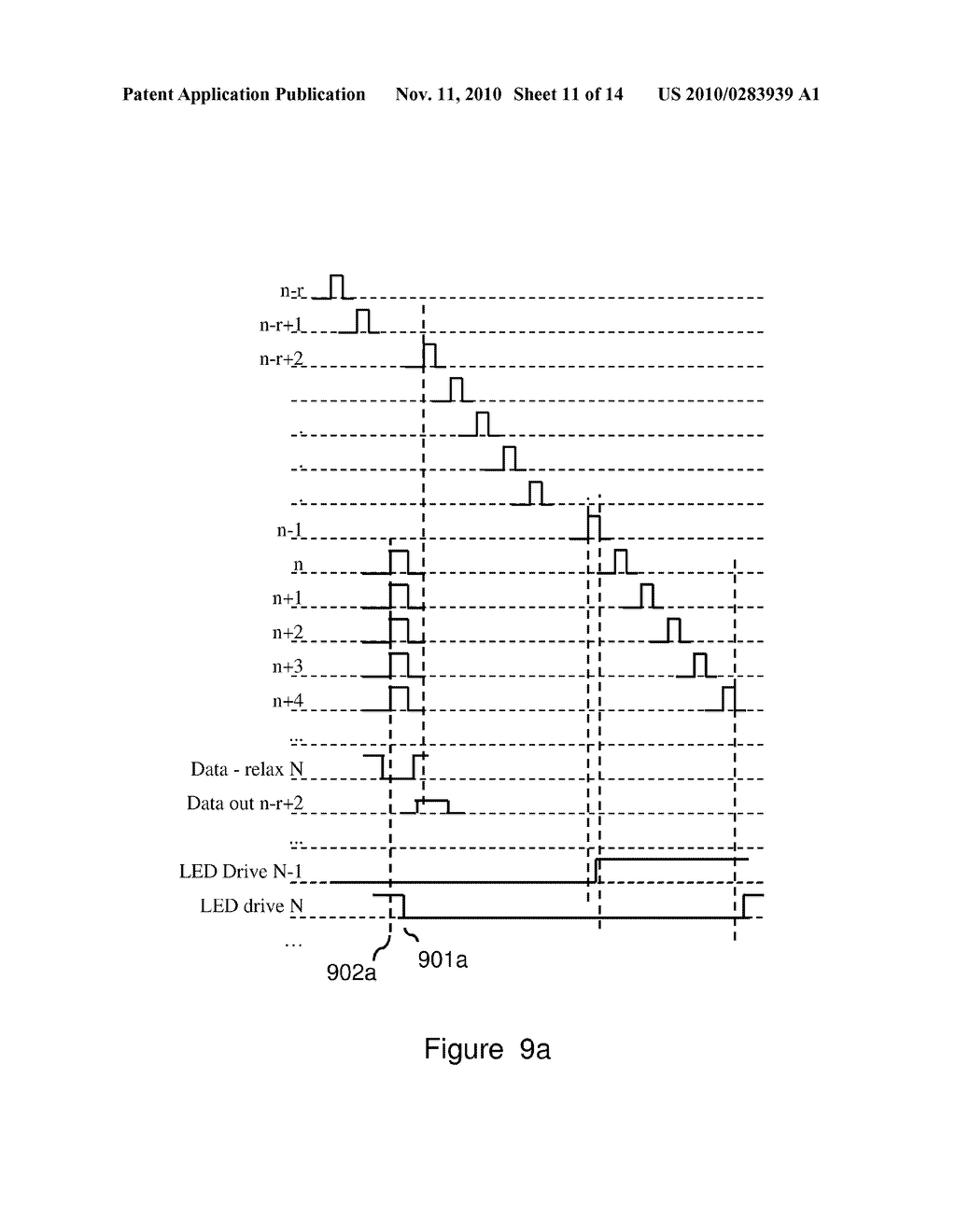 Structure of light emitting device array and drive method for display light source - diagram, schematic, and image 12