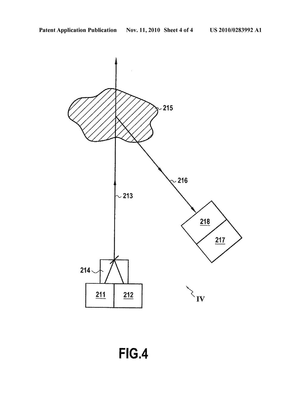 METHOD OF OPTICAL TELEDETECTION OF COMPOUNDS IN A MEDIUM - diagram, schematic, and image 05