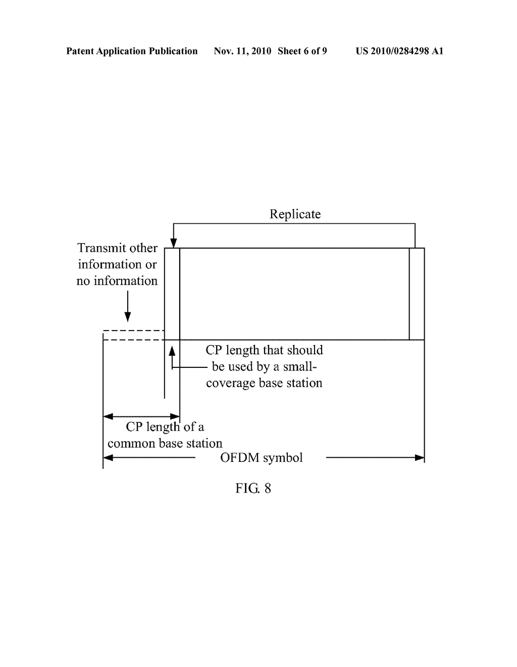 Method and Apparatus for Transmitting Information by Using Cyclic Prefix Timeslots - diagram, schematic, and image 07