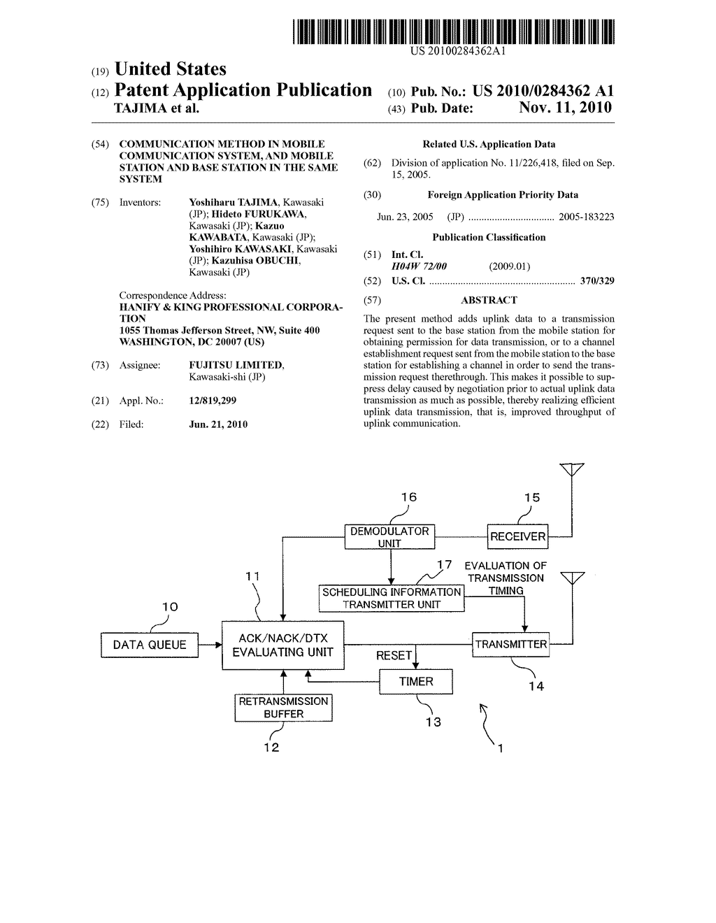 Communication Method In Mobile Communication System, And Mobile Station And Base Station In The Same System - diagram, schematic, and image 01