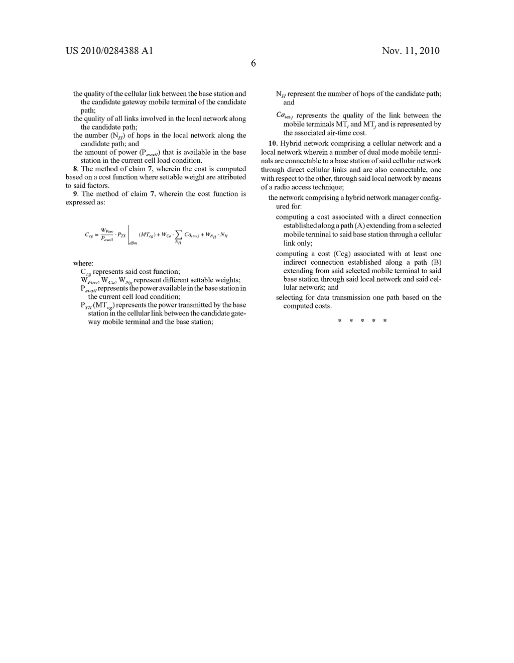 Management of a Hybrid Communication Network Comprising a Cellular Network and a Local Network - diagram, schematic, and image 09