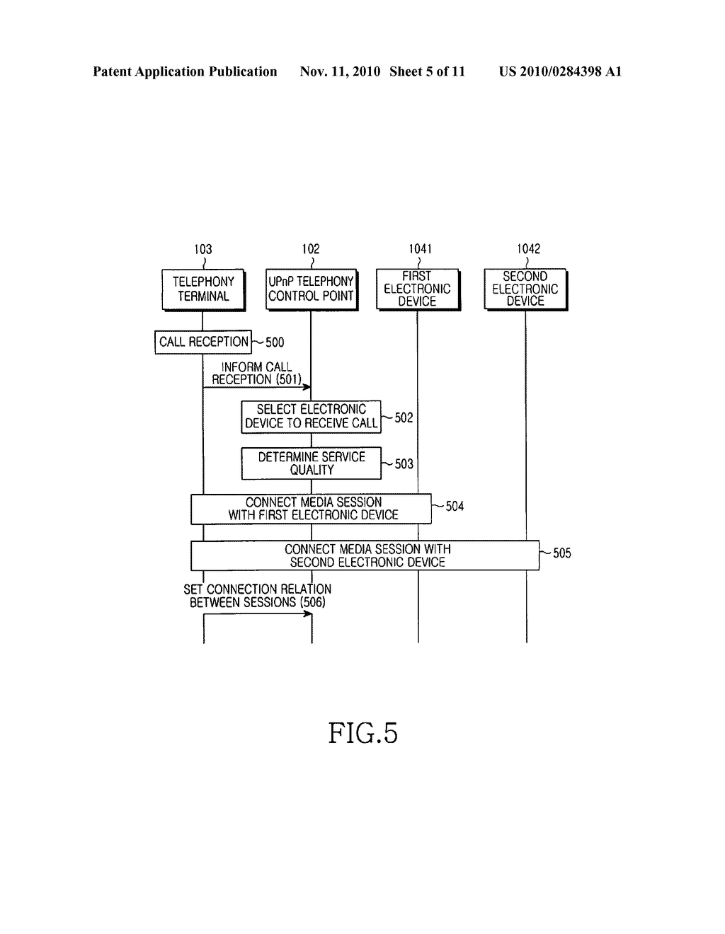 SYSTEM AND METHOD FOR PROVIDING PHONE RELATED SERVICES TO DEVICES USING UPnP ON A HOME NETWORK - diagram, schematic, and image 06