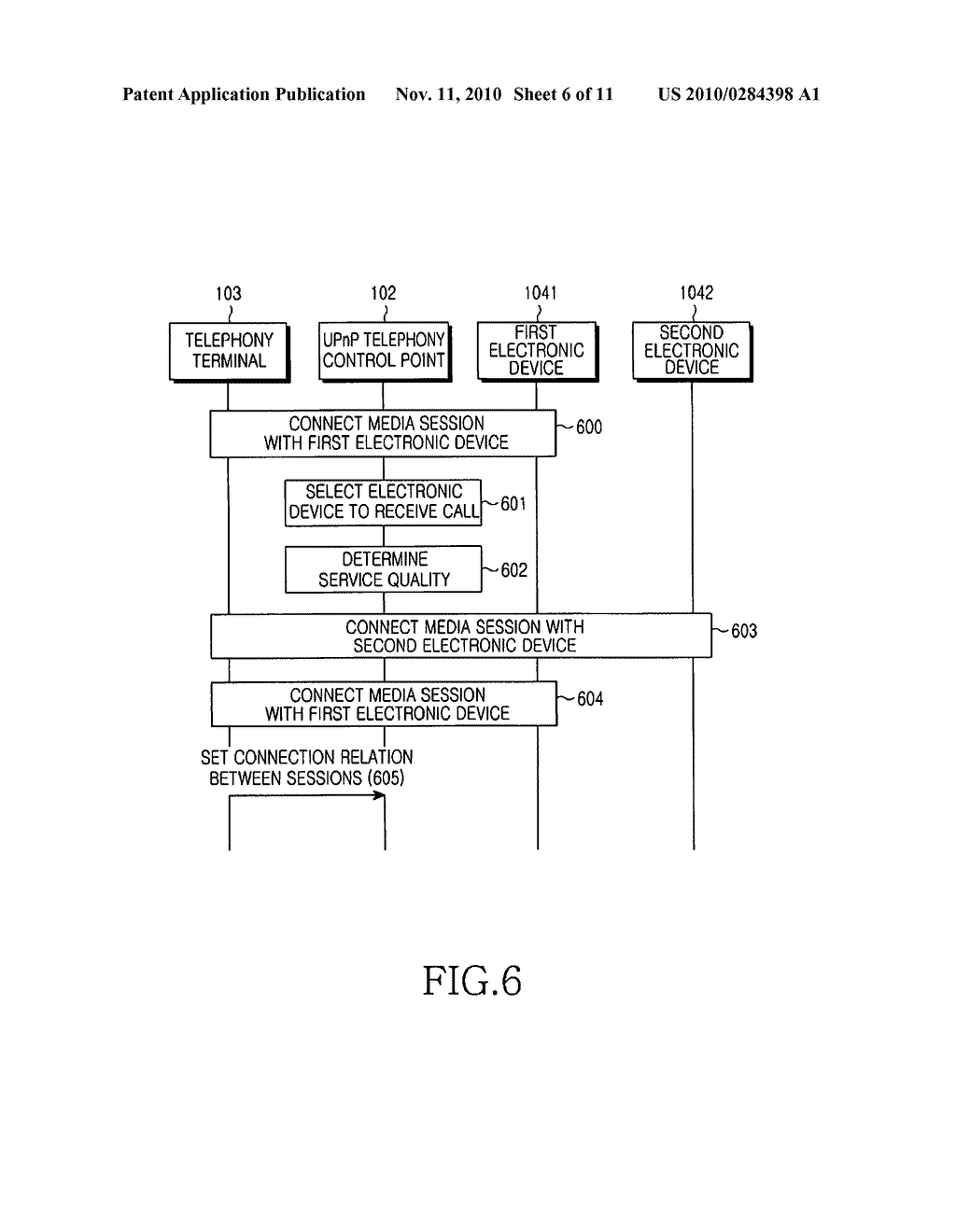 SYSTEM AND METHOD FOR PROVIDING PHONE RELATED SERVICES TO DEVICES USING UPnP ON A HOME NETWORK - diagram, schematic, and image 07