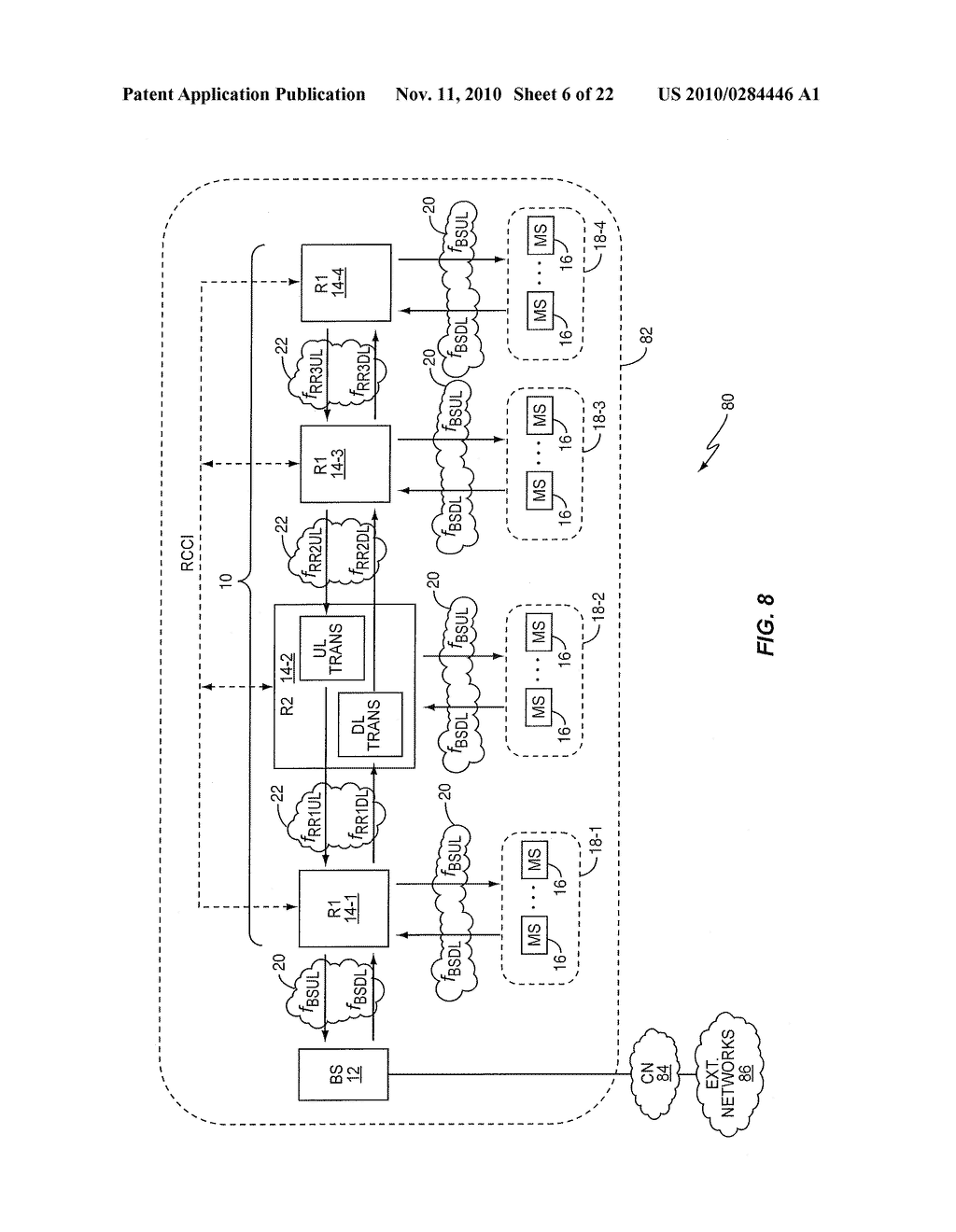 Method and Apparatus for MIMO Repeater Chains in a Wireless Communication Network - diagram, schematic, and image 07