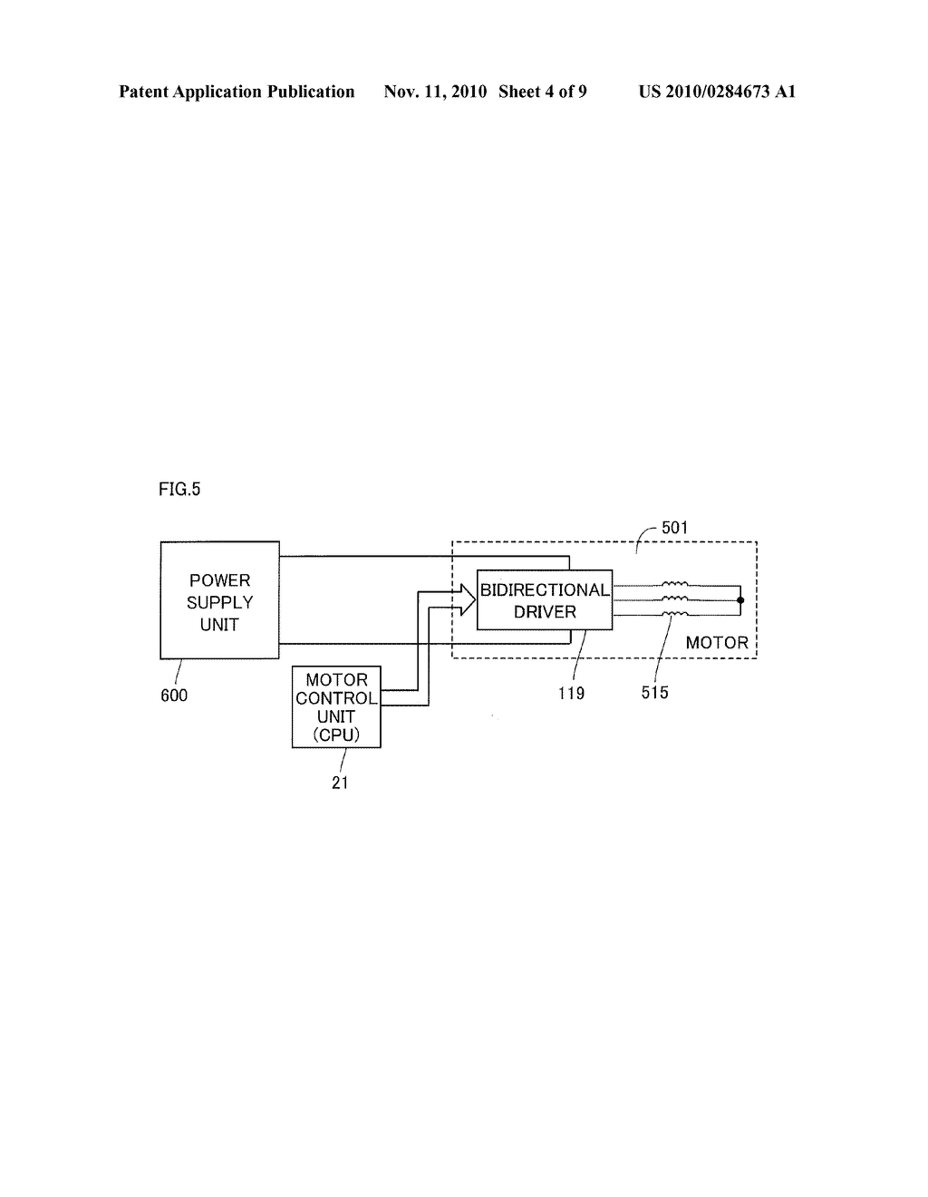 POWER SUPPLY CONTROL DEVICE FOR CONTROLLING POWER SUPPLY CONNECTED TO MOTOR - diagram, schematic, and image 05