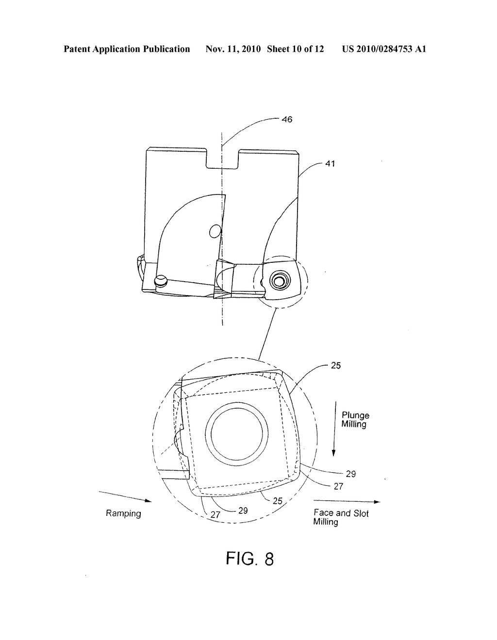 Cutting Insert for High Feed Face Milling - diagram, schematic, and image 11