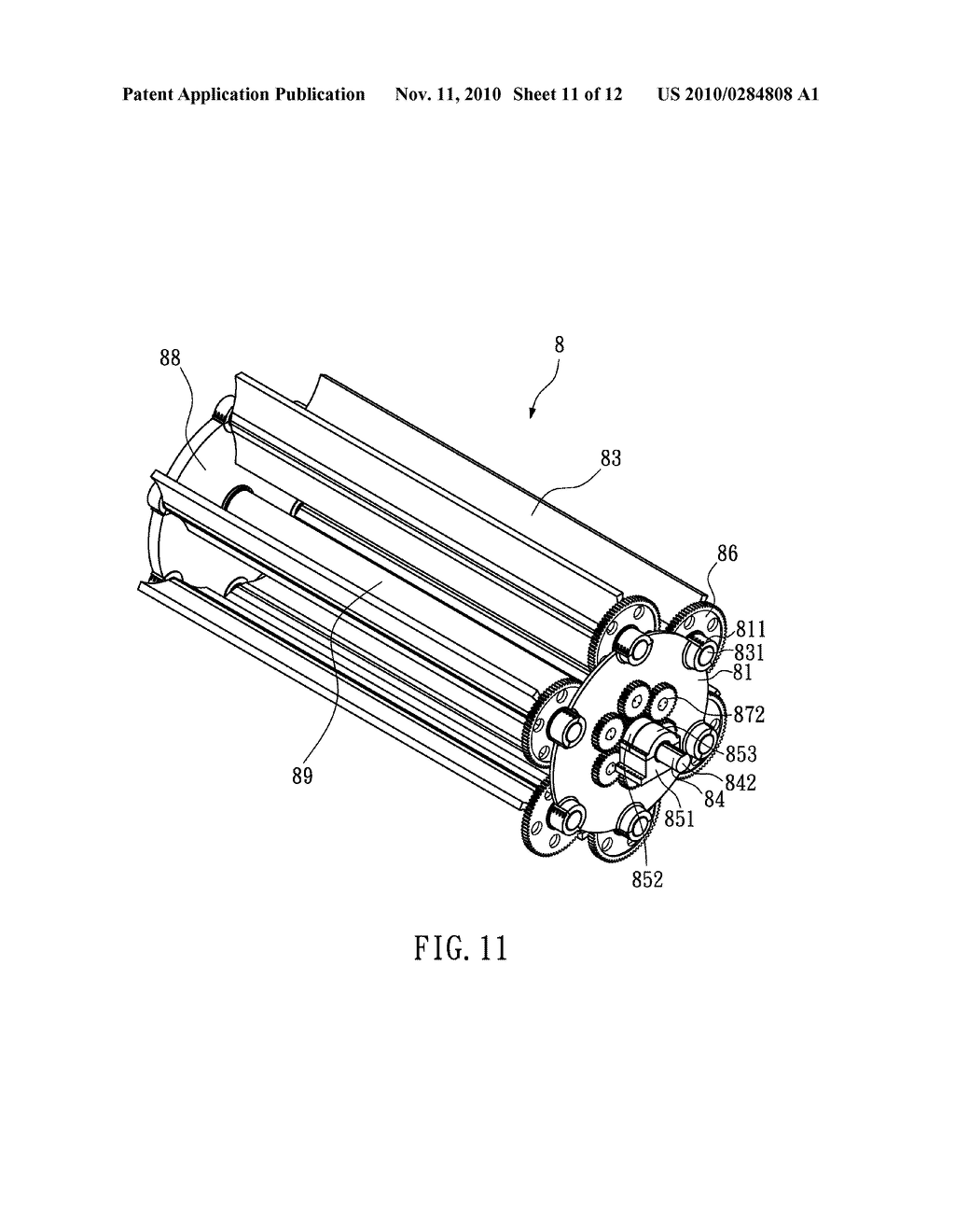 WATERWHEEL APPARATUS HAVING SOLAR-PLANETARY TYPE BLADES - diagram, schematic, and image 12