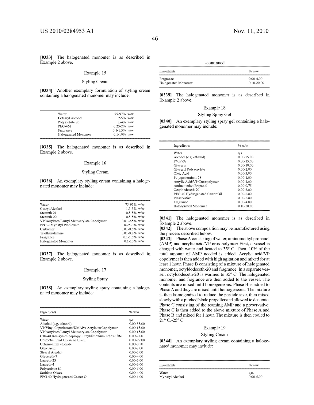 HAIR CARE COMPOSITIONS AND METHODS OF TREATING HAIR USING SAME - diagram, schematic, and image 47