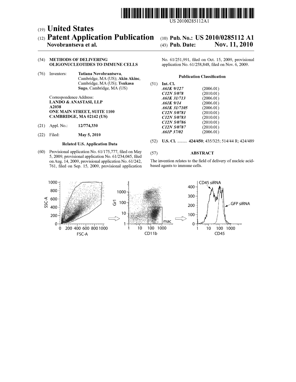 METHODS OF DELIVERING OLIGONUCLEOTIDES TO IMMUNE CELLS - diagram, schematic, and image 01