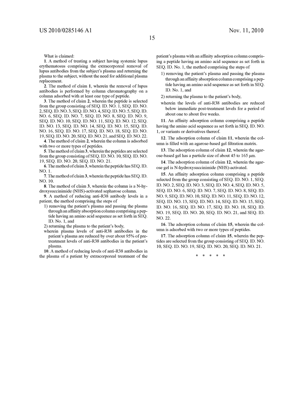 PEPTIDES AND METHODS FOR THE TREATMENT OF SYSTEMIC LUPUS ERYTHEMATOSUS - diagram, schematic, and image 38