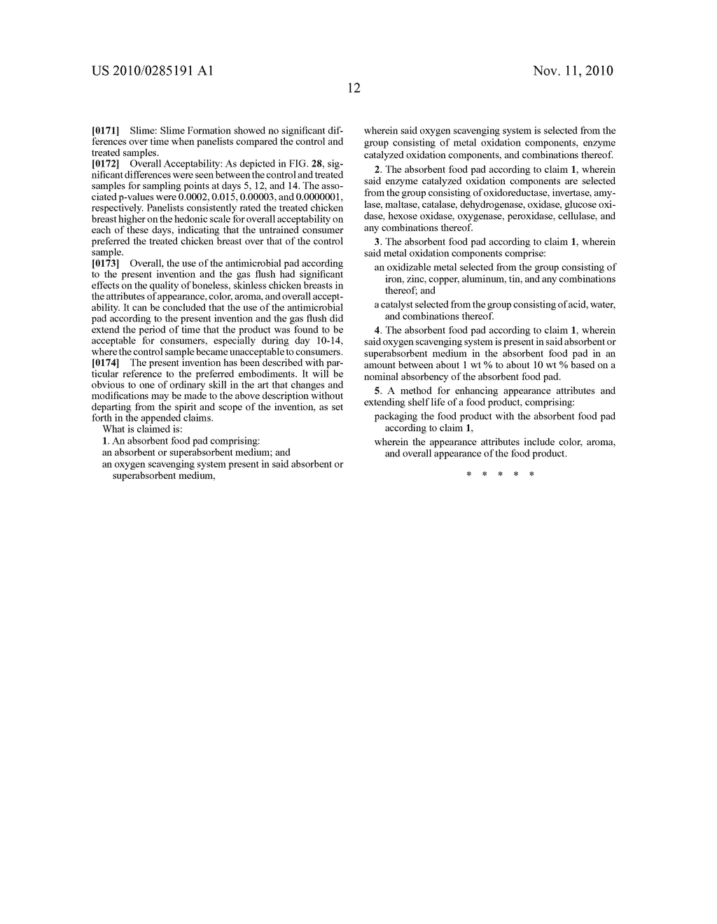 ABSORBENT FOOD PAD AND METHOD OF USING SAME - diagram, schematic, and image 31