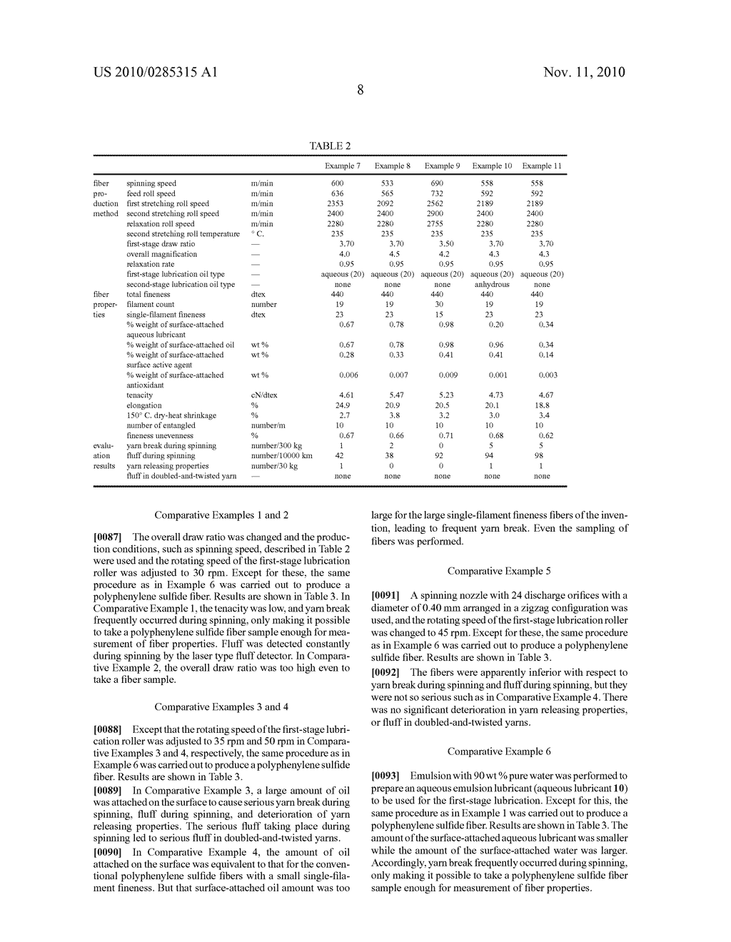 POLYPHENYLENE SULFIDE FIBER AND PROCESS FOR PRODUCING THE SAME - diagram, schematic, and image 10