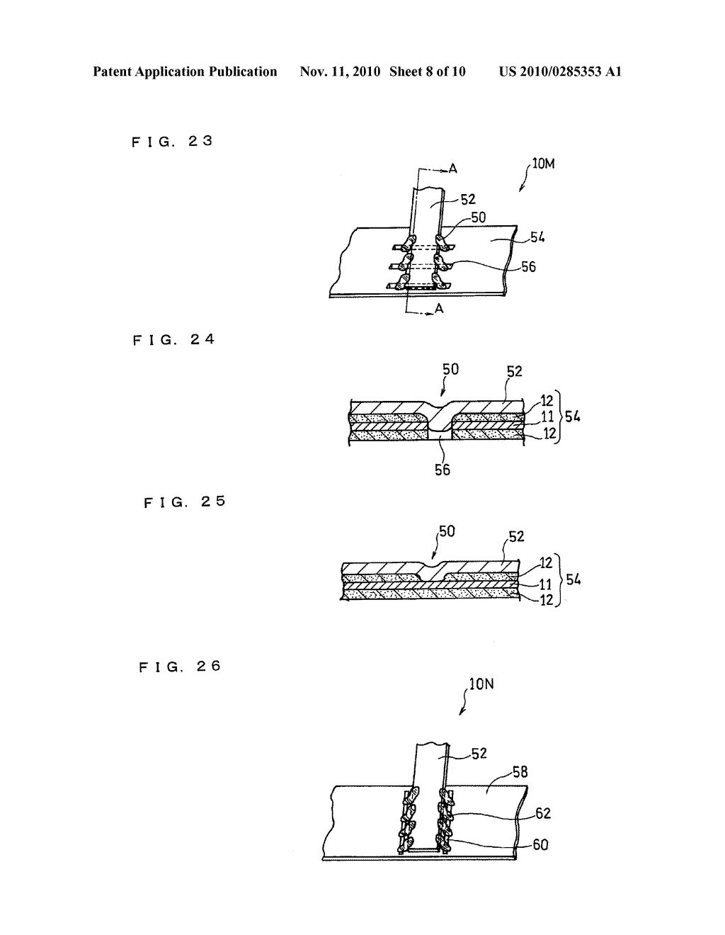 ELECTRODE STRUCTURE FOR NON-AQUEOUS ELECTROLYTE SECONDARY BATTERY, METHOD FOR PRODUCING THE SAME, AND NON-AQUEOUS ELECTROLYTE SECONDARY BATTERY - diagram, schematic, and image 09