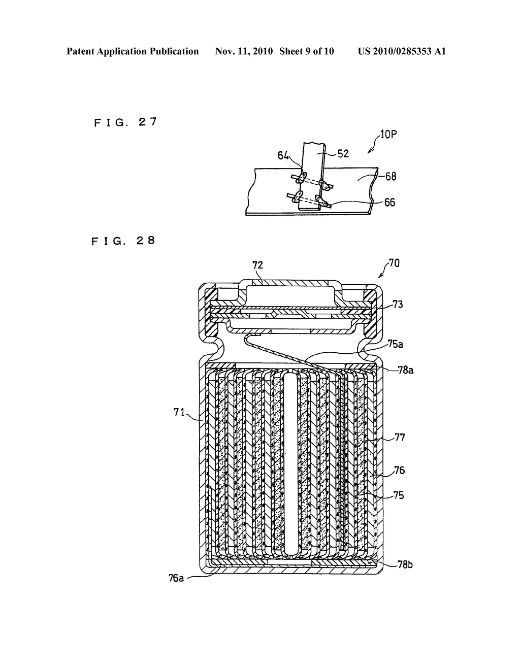 ELECTRODE STRUCTURE FOR NON-AQUEOUS ELECTROLYTE SECONDARY BATTERY, METHOD FOR PRODUCING THE SAME, AND NON-AQUEOUS ELECTROLYTE SECONDARY BATTERY - diagram, schematic, and image 10