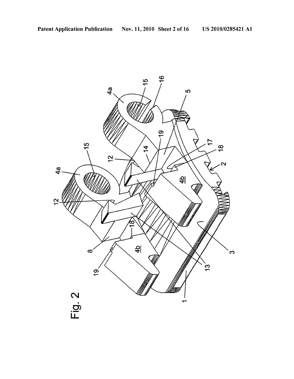 Self-Ligating Orthodontic Bracket - diagram, schematic, and image 03