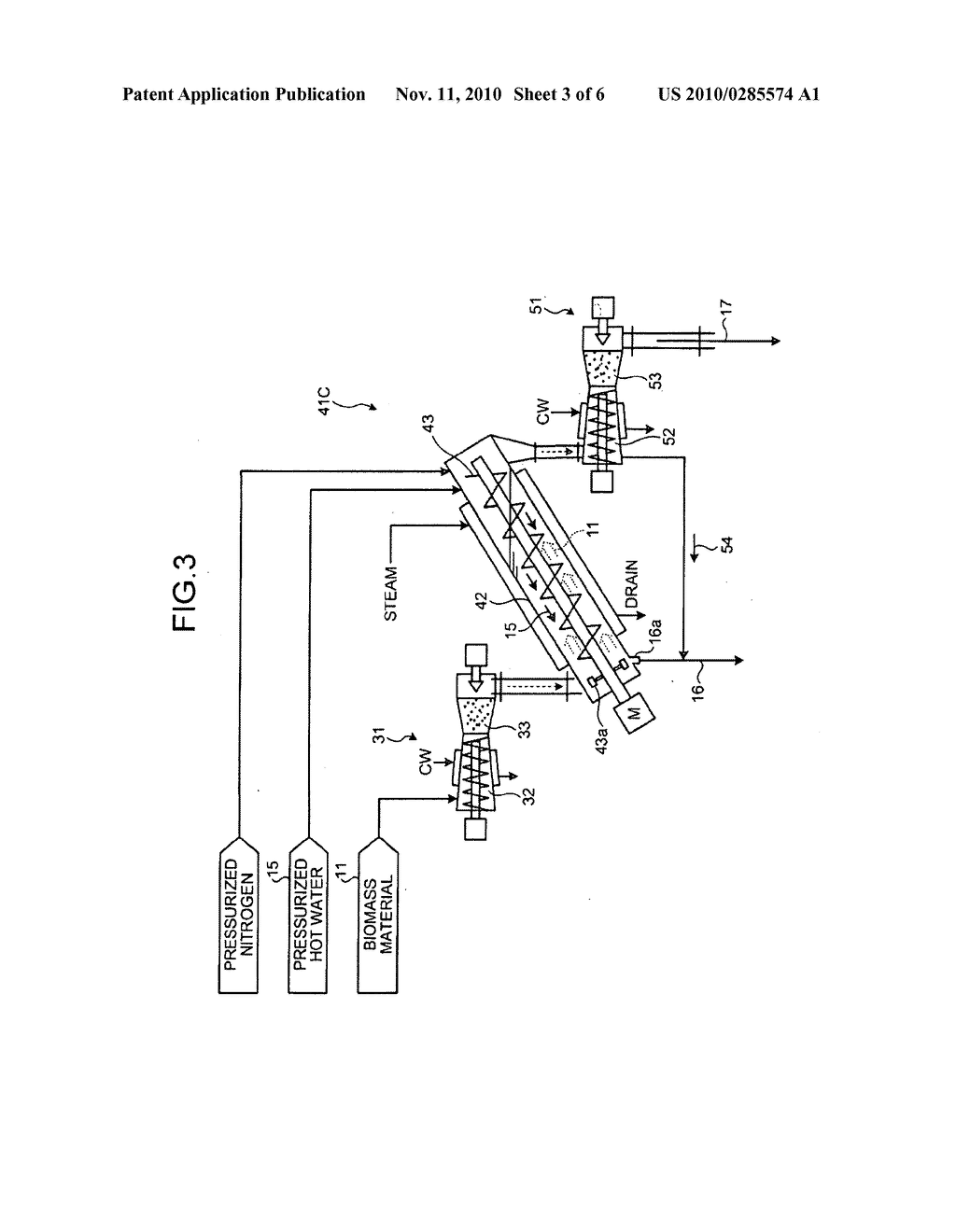 BIOMASS HYDROTHERMAL DECOMPOSITION APPARATUS AND METHOD - diagram, schematic, and image 04