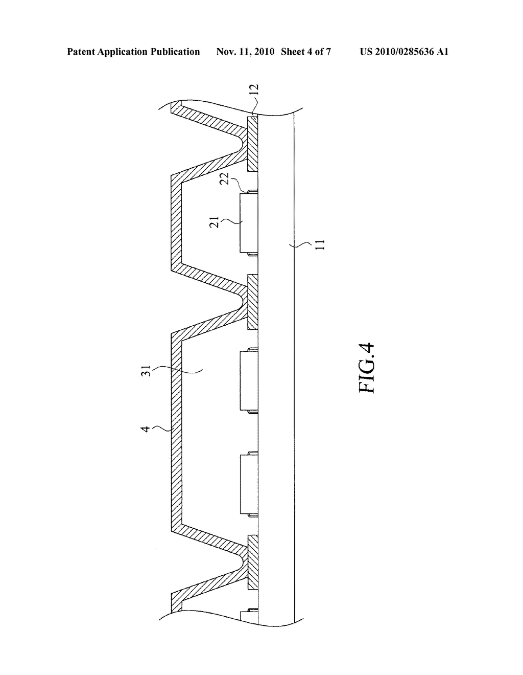 MANUFACTURING METHOD OF A PACKAGING STRUCTURE OF ELECTRONIC COMPONENTS - diagram, schematic, and image 05