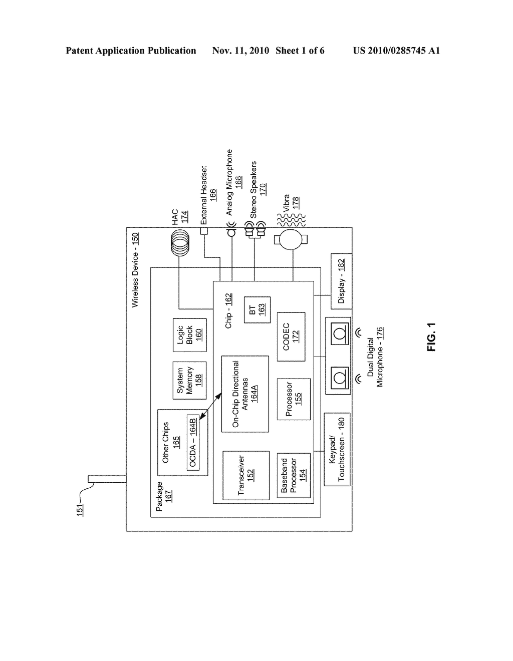 METHOD AND SYSTEM FOR CHIP TO CHIP COMMUNICATION UTILIZING SELECTABLE DIRECTIONAL ANTENNAS - diagram, schematic, and image 02