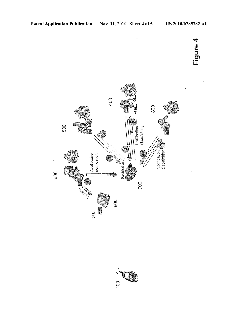 METHOD AND DEVICE TO INFORM OF DATABASE UPDATE ON A TERMINAL SYSTEM OF AN END-USER - diagram, schematic, and image 05
