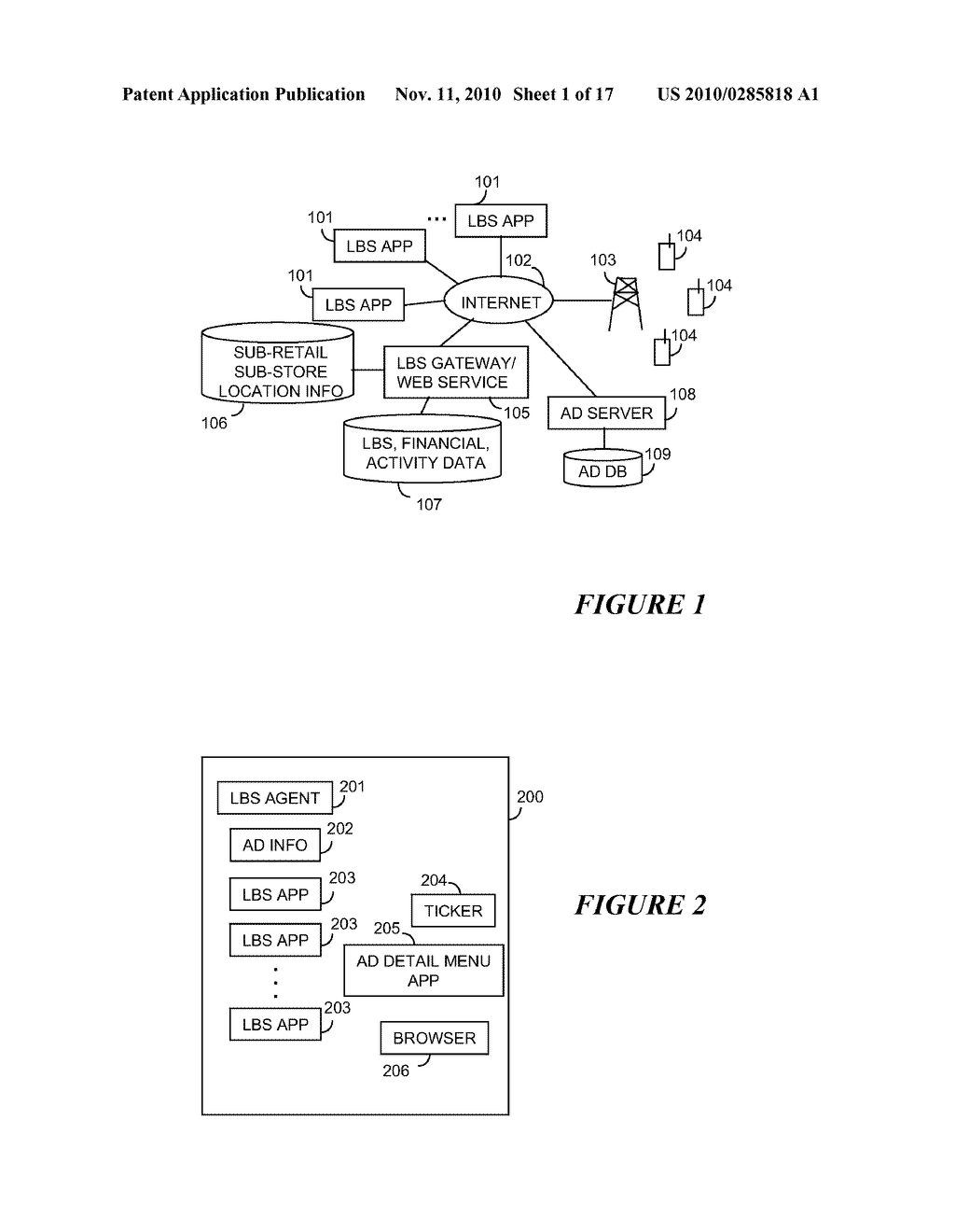 LOCATION BASED SERVICE FOR DIRECTING ADS TO SUBSCRIBERS - diagram, schematic, and image 02