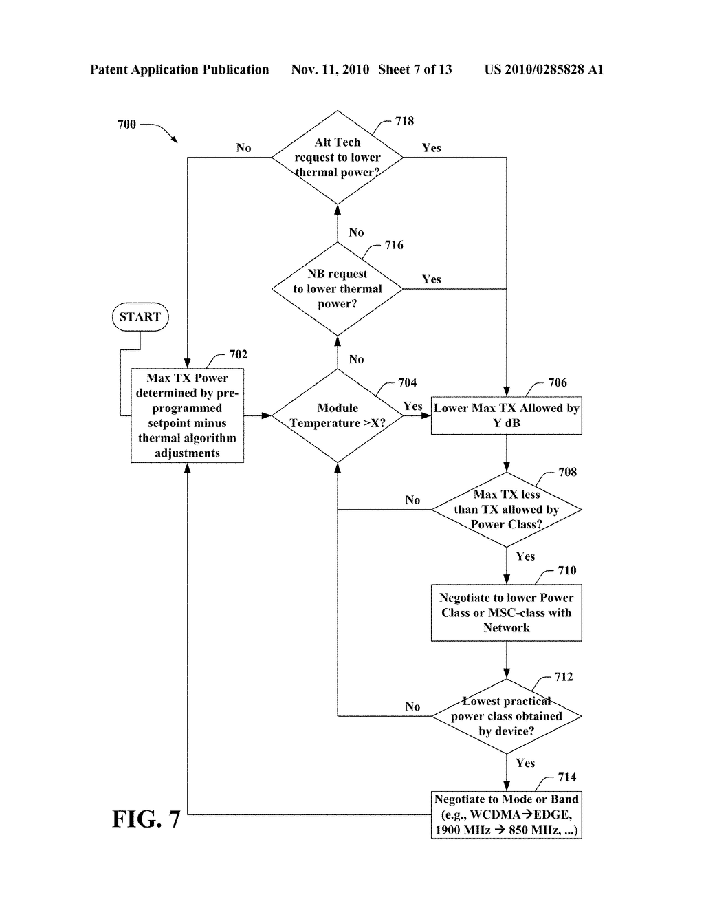 THROTTLING TRANSMIT POWER IN A WWAN DEVICE BASED UPON THERMAL INPUT - diagram, schematic, and image 08