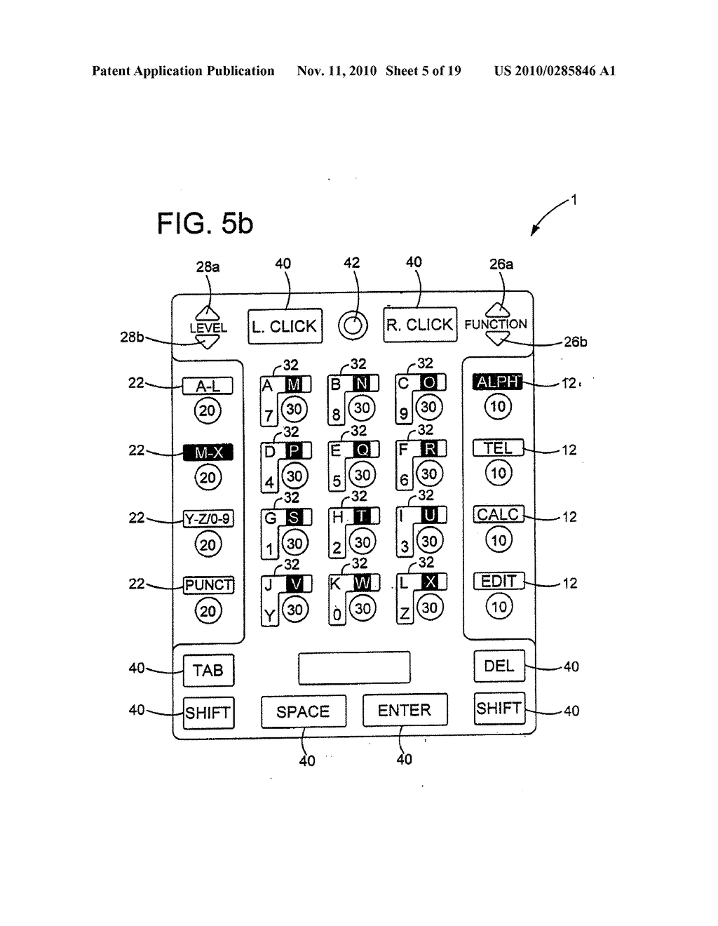 WIRELESS COMMUNICATION DEVICE INCLUDING A UNIVERSAL KEYPAD - diagram, schematic, and image 06