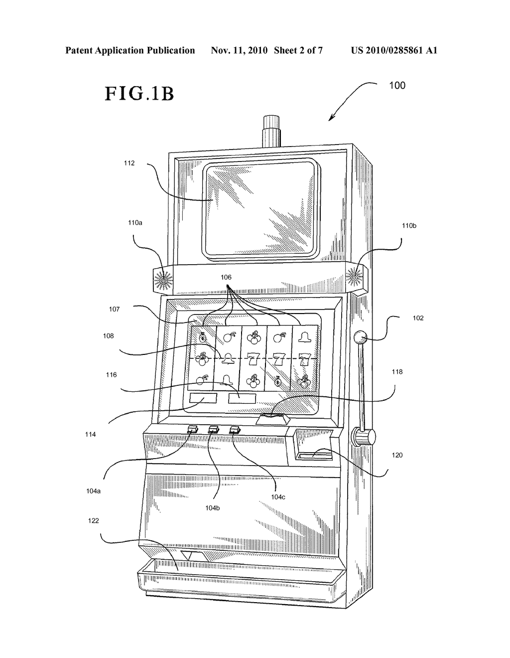 GAMING MACHINE REEL ALIGNMENT - diagram, schematic, and image 03