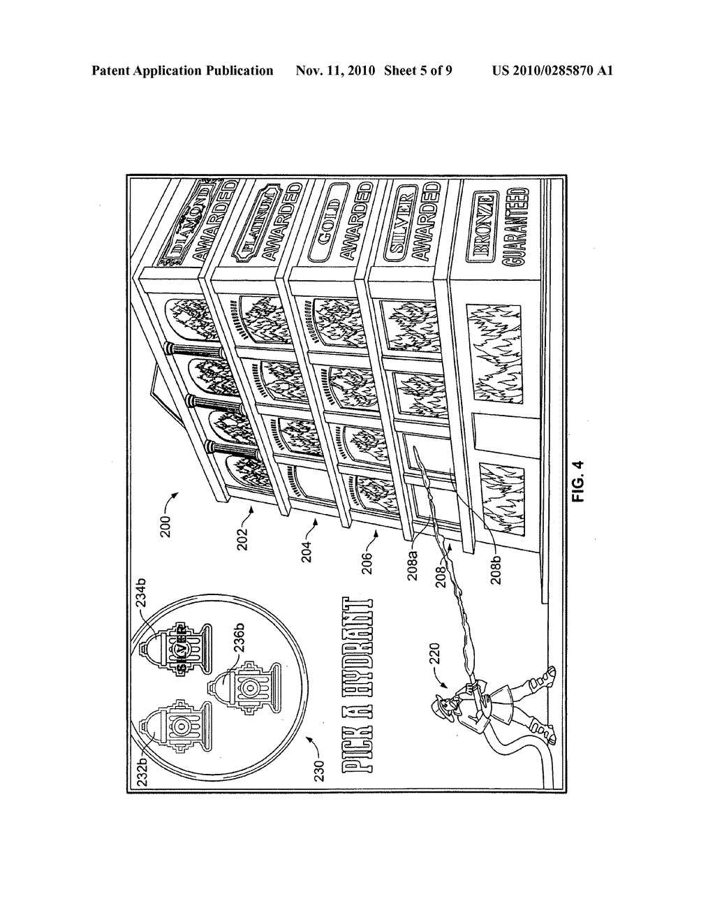 WAGERING GAME WITH PLAYER-SELECTABLE ELEMENTS PROVIDING A SCRIPTED OUTCOME - diagram, schematic, and image 06