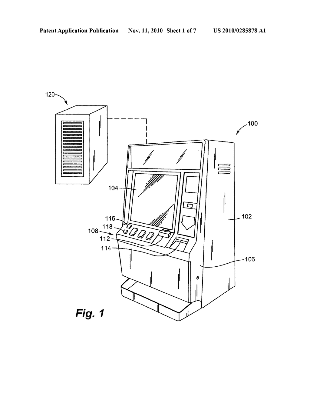 Gaming machine with game freeze feature - diagram, schematic, and image 02