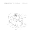 TRAMPOLINE WITH ATTACHMENT FRAME ASSEMBLY diagram and image