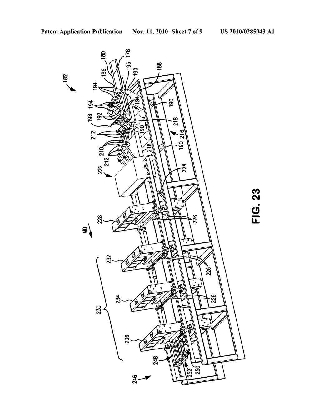 In-line method for securing a closure system onto a discrete pouch - diagram, schematic, and image 08