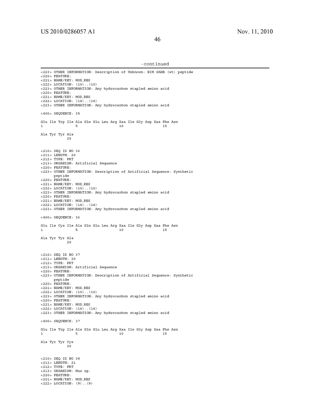 METHODS AND COMPOSITIONS FOR MODULATING BCL-2 FAMILY POLYPEPTIDES - diagram, schematic, and image 73