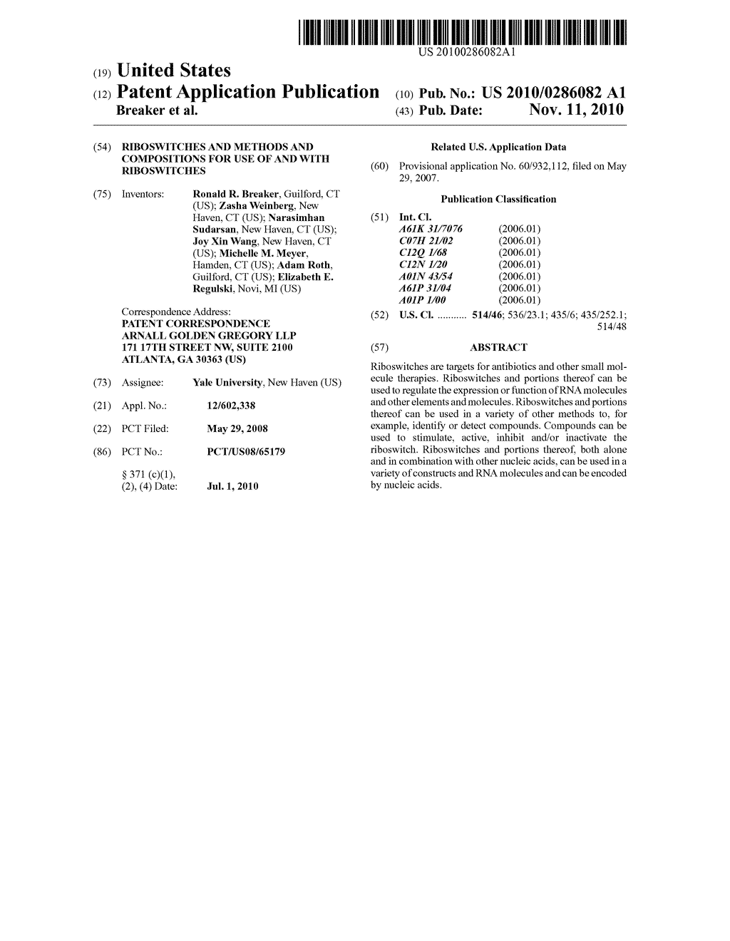 RIBOSWITCHES AND METHODS AND COMPOSITIONS FOR USE OF AND WITH RIBOSWITCHES - diagram, schematic, and image 01