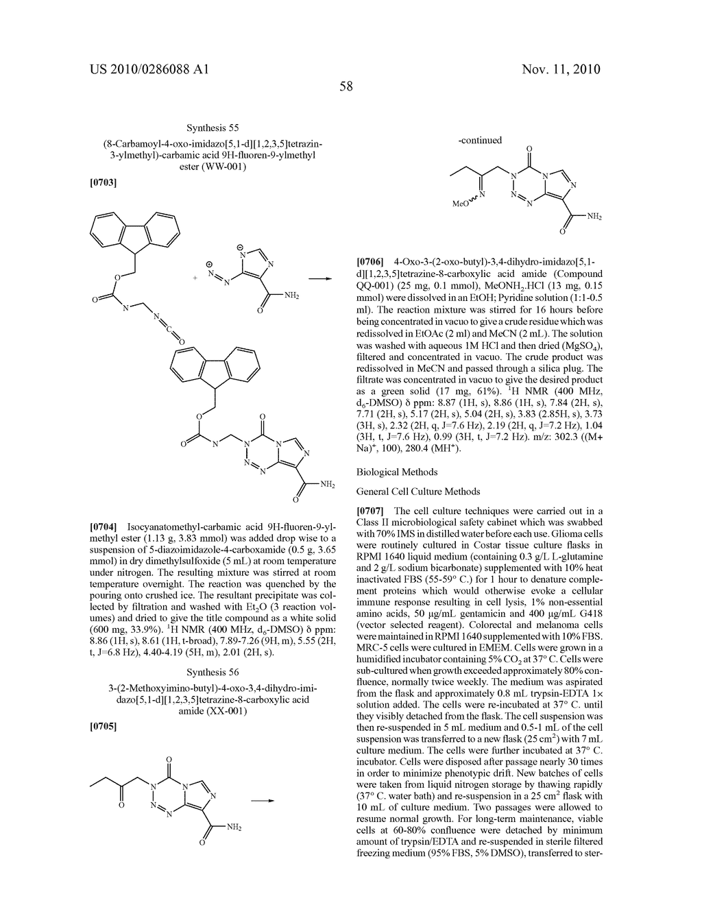 3-Substituted-4-Oxo-3,4-Dihydro-Imidazo[5,1-d][1,2,3,5-Tetrazine-8-Carboxy- lic Acid Amides and Their Use - diagram, schematic, and image 59