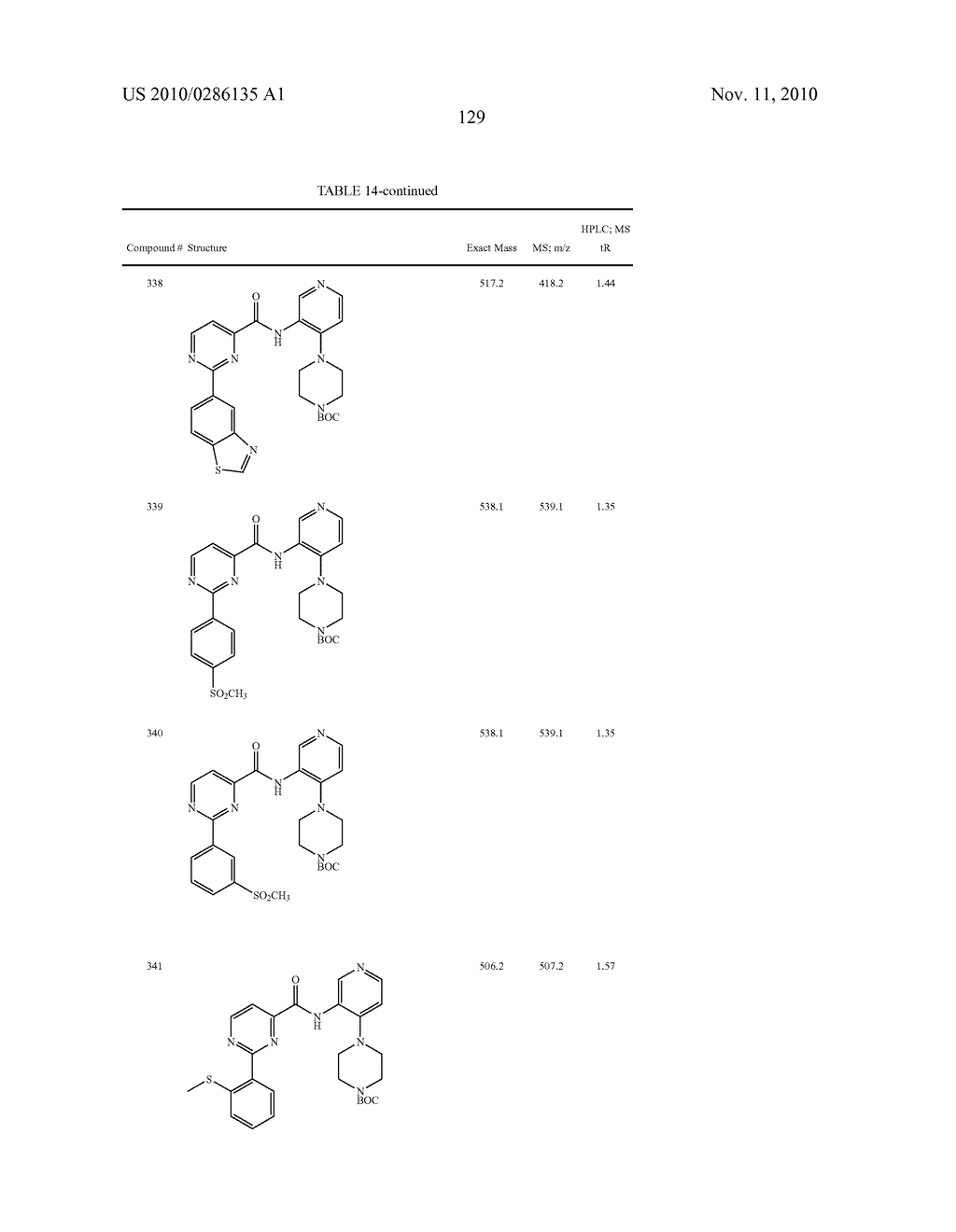 HETEROCYCLIC AMIDE COMPOUNDS AS PROTEIN KINASE INHIBITORS - diagram, schematic, and image 130