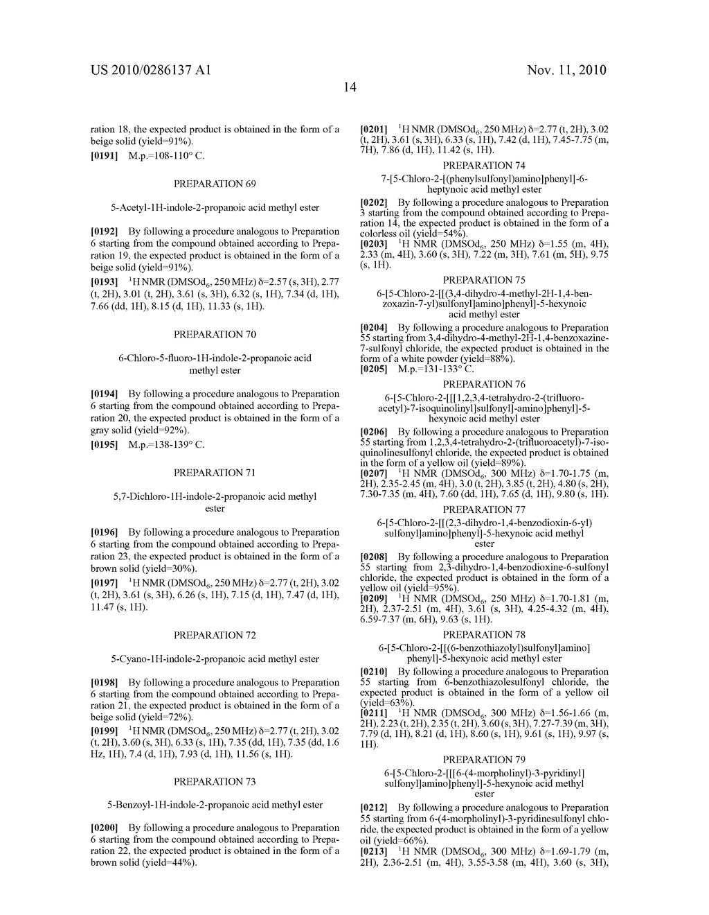 Method of Treating Conditions Involving PPAR-Receptors with Indole Compounds - diagram, schematic, and image 15